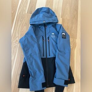 Women's Blue and Black Ski Jacket